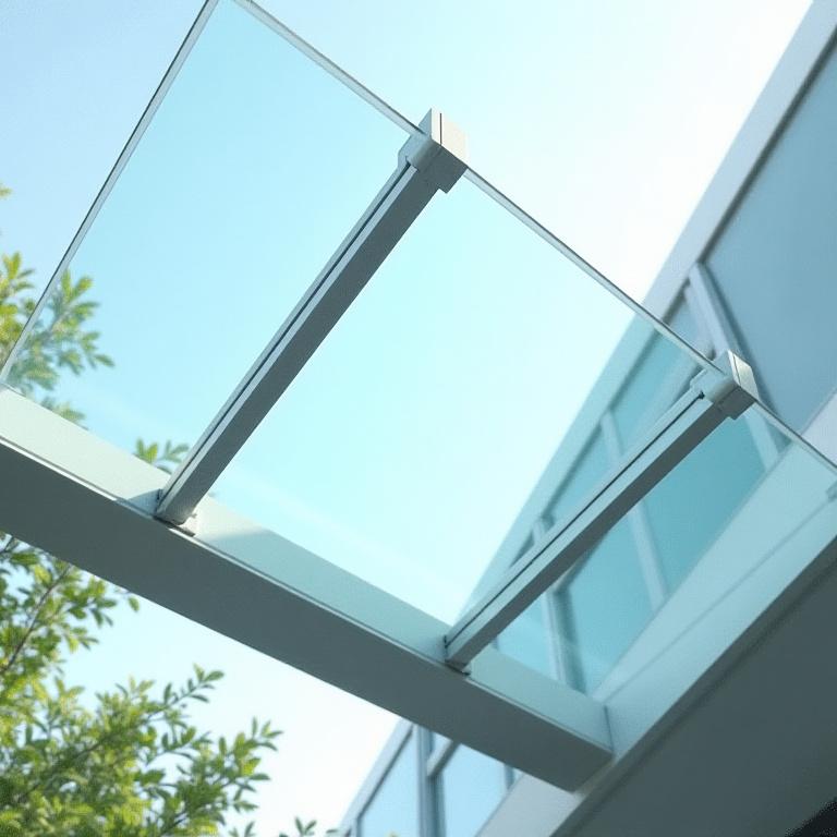 Moderne Terrassenüberdachung Metall